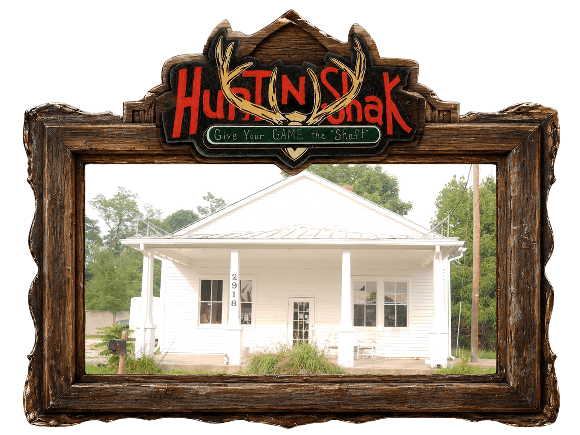 The Virginia Archery Center shop on River Road, in the original Hunt'n'Shak sign frame