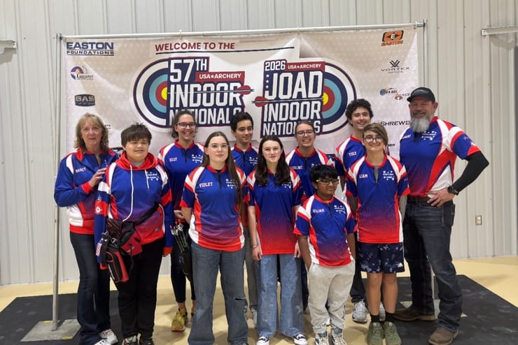 JOAD team at USA Archery Indoor Nationals
